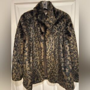 Women’s animal print winter jacket